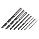 Erbauer  Straight Shank Double-Flute Brad Point Wood Drill Bit Set 8 Pieces