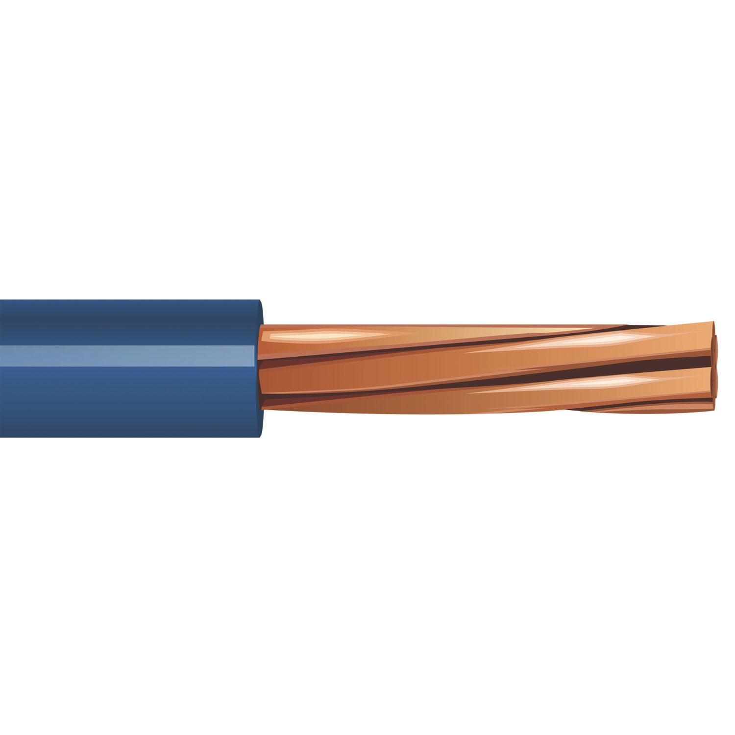 Time 6491B Blue 2.5mm² LSZH Conduit Cable 100m Drum (793RF)