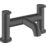 Hansgrohe Vernis Blend Matt Black 123mm Deck Mounted Lever 2 Tap Holes Bath Mixer Tap