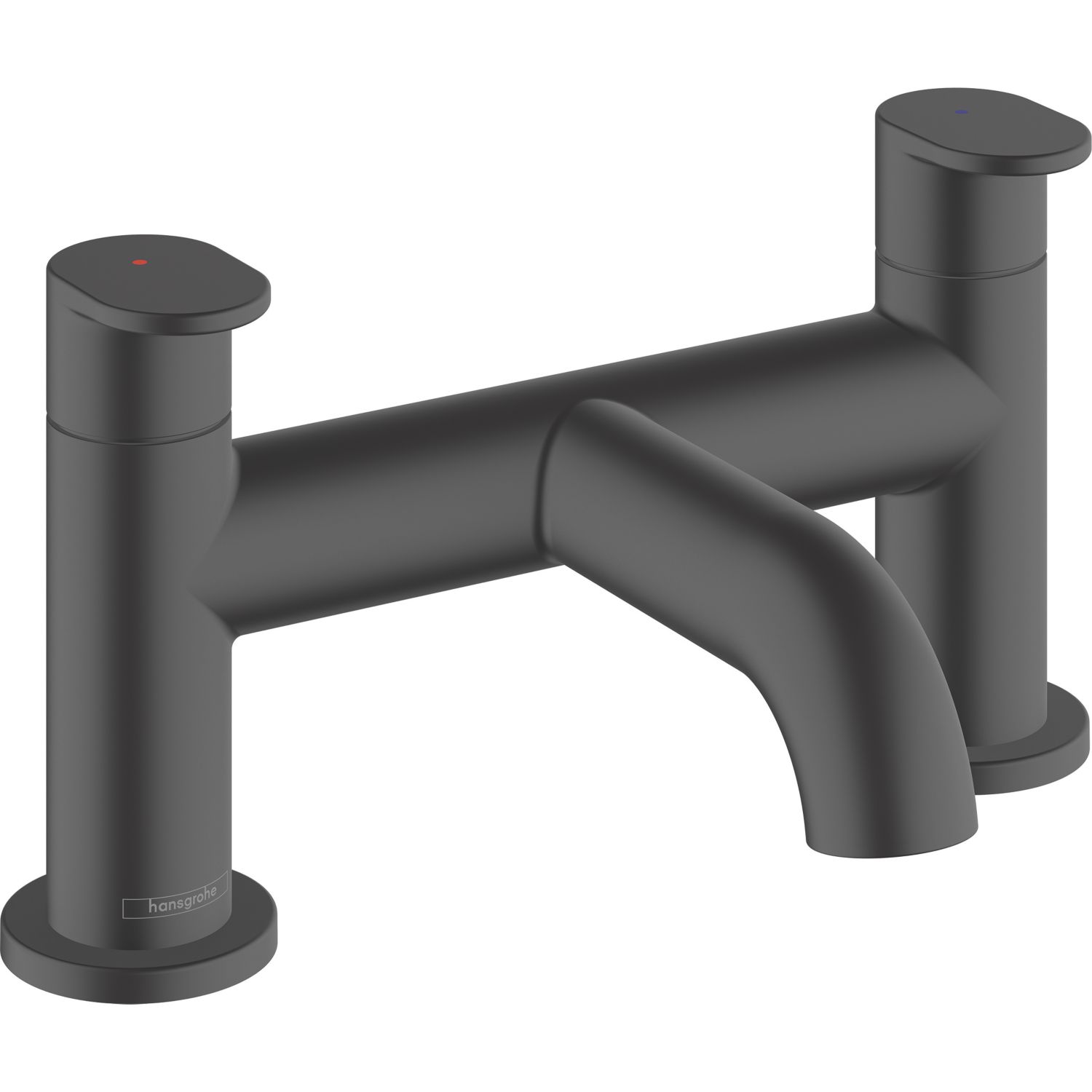 Hansgrohe Vernis Blend Deck Mounted Bath Filler Matt Black (793VG)