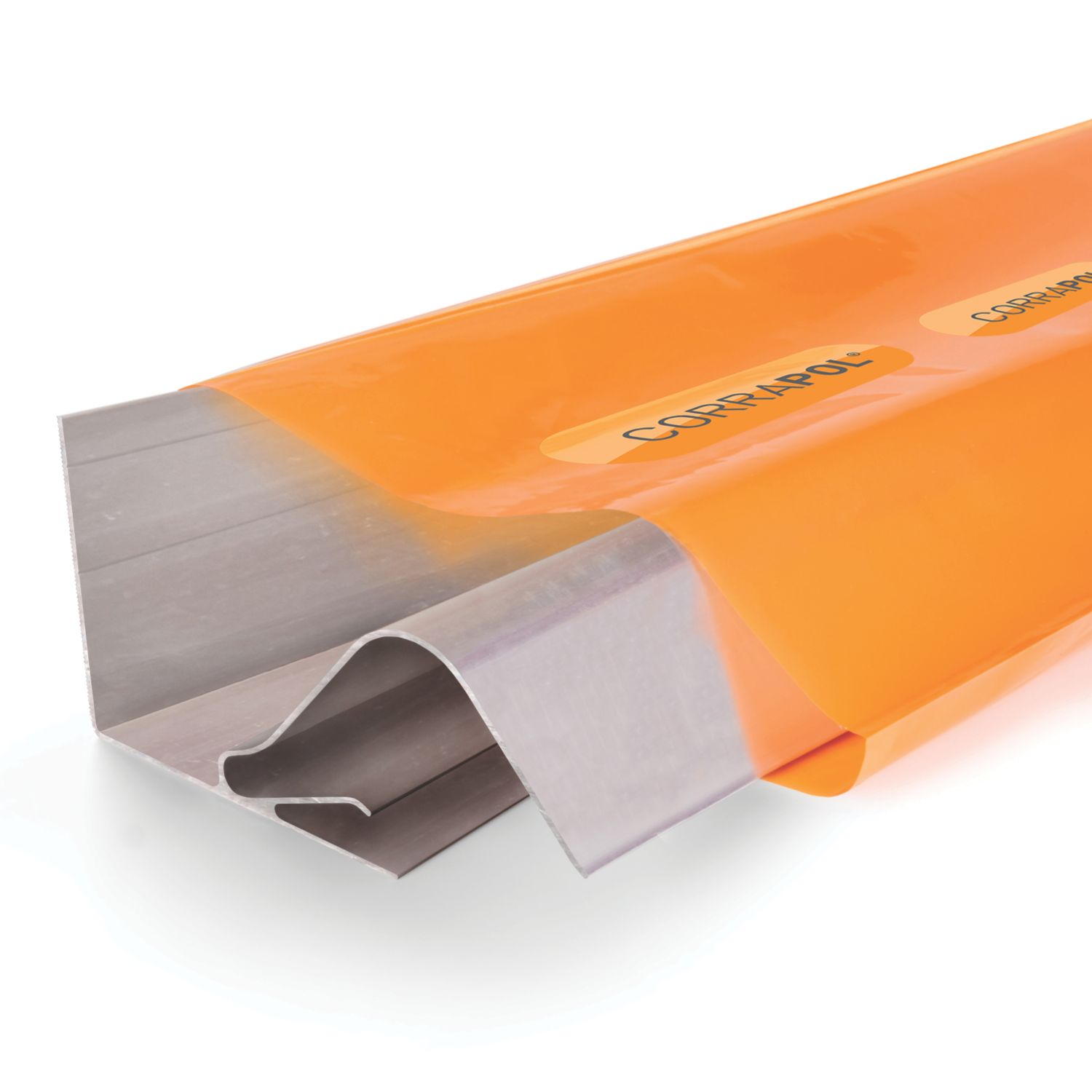 Corrapol Rock n Lock Aluminium Wall Side Flashing Mill 130mm x 70mm x 2m (793VK)