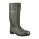 Amblers FS99 Size 6  Green Steel Toe Cap Safety Wellies