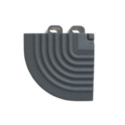 Swisstrax Ribtrax Pro Corner Slate Grey 63mm x 63mm 4 Pack