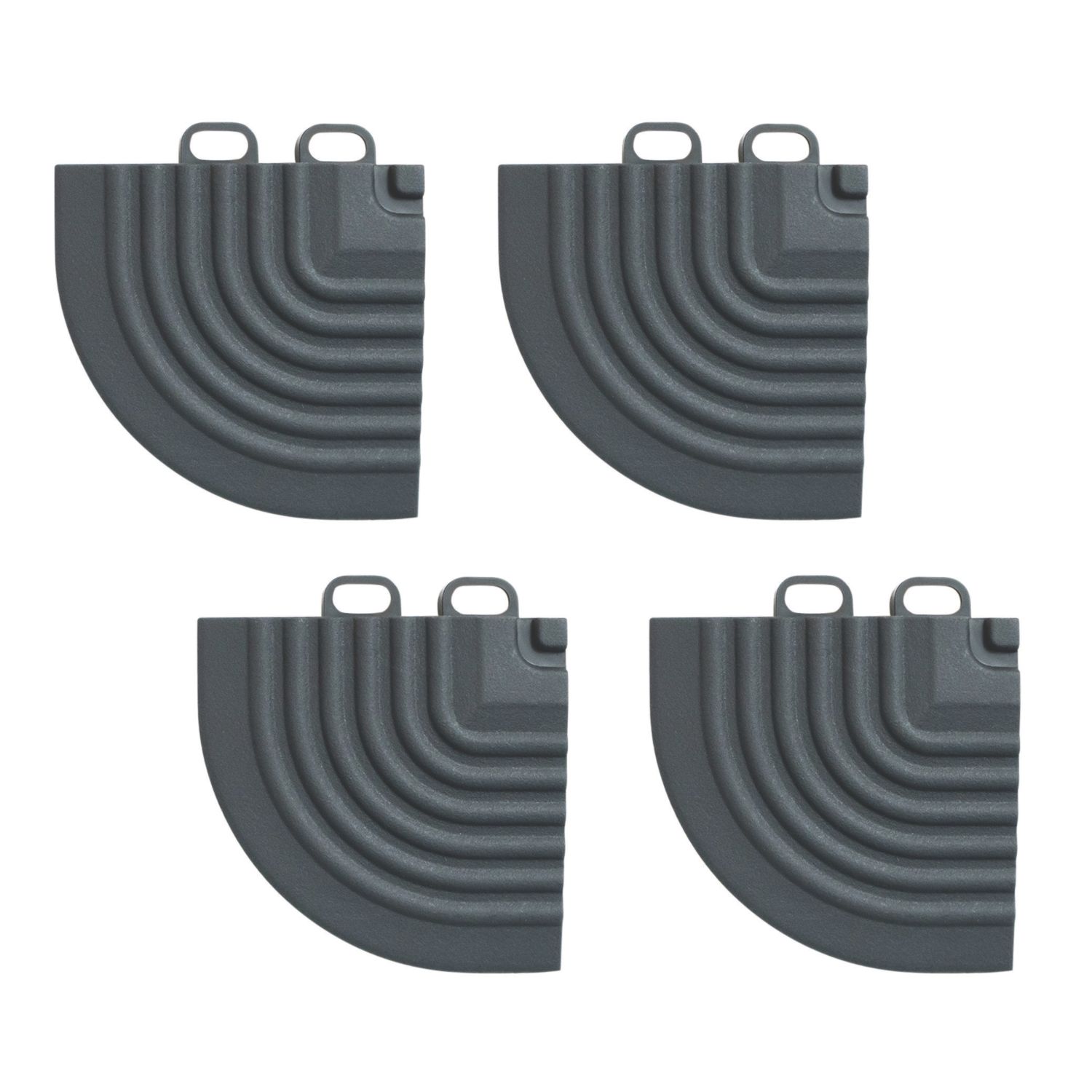 Swisstrax Ribtrax Pro Corner Slate Grey 63mm x 63mm 4 Pack (793YU)
