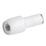 Hep2O  Plastic Push-Fit Stem Coupler F 10mm x M 15mm