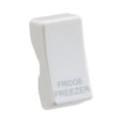 Knightsbridge 'FRIDGE FREEZER' Switch Cover White