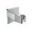 Bristan Contemporary Square Wall Outlet with Handset Holder Chrome Plated 80mm