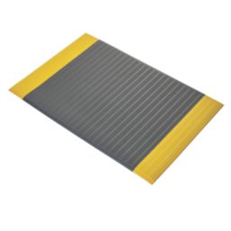 COBA Orthomat Anti-Fatigue Floor Mat Grey/Yellow 0.9m x 0.6m x 9mm