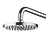 Aqualisa Visage HP/Combi Rear-Fed Chrome Thermostatic Smart Shower with Drencher