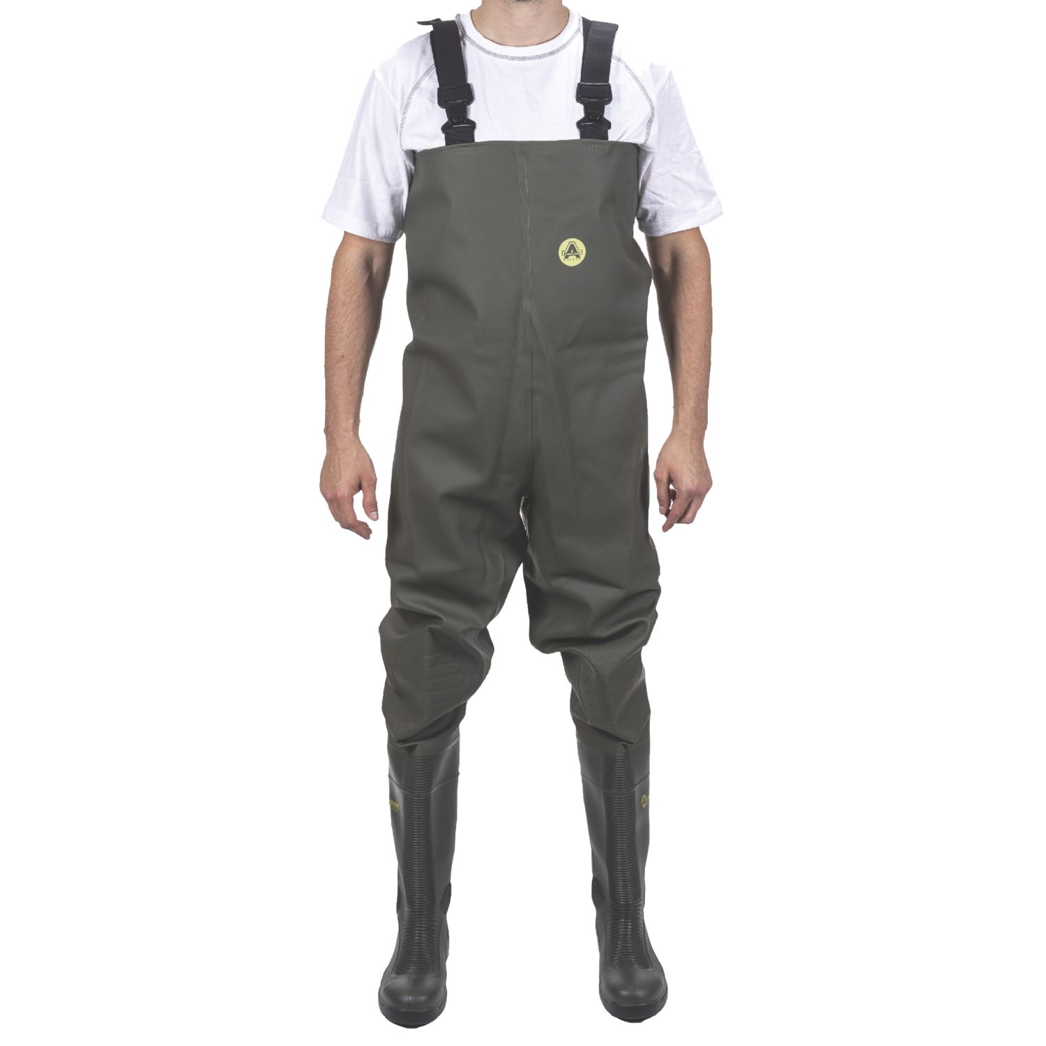 Amblers Tyne Size 6.5 Green Safety Chest Waders (794JT)