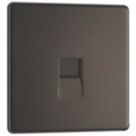 LAP  Master Telephone Socket Black Nickel