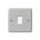 MK Contoura 10A 1-Gang 2-Way Switch  Grey with White Inserts