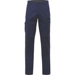 Hard Yakka Raptor Active Work Trousers Navy 42" W 32" L