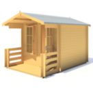 Shire Maulden 7' x 9' 6" (Nominal) Apex Timber Log Cabin