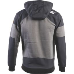 CAT Trade Hooded Sweatshirt Dark Shadow Black Small 34-37" Chest