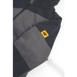CAT Trade Hooded Sweatshirt Dark Shadow Black Small 34-37" Chest