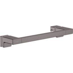 Hansgrohe AddStoris Bar Shower Door Handle Brushed Black Chrome 350mm Single