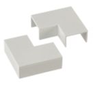 Deta TTE  Flat Trunking Angles 25mm x 16mm 2 Pack