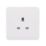 Schneider Electric Lisse 13A 1-Gang Unswitched Plug Socket White