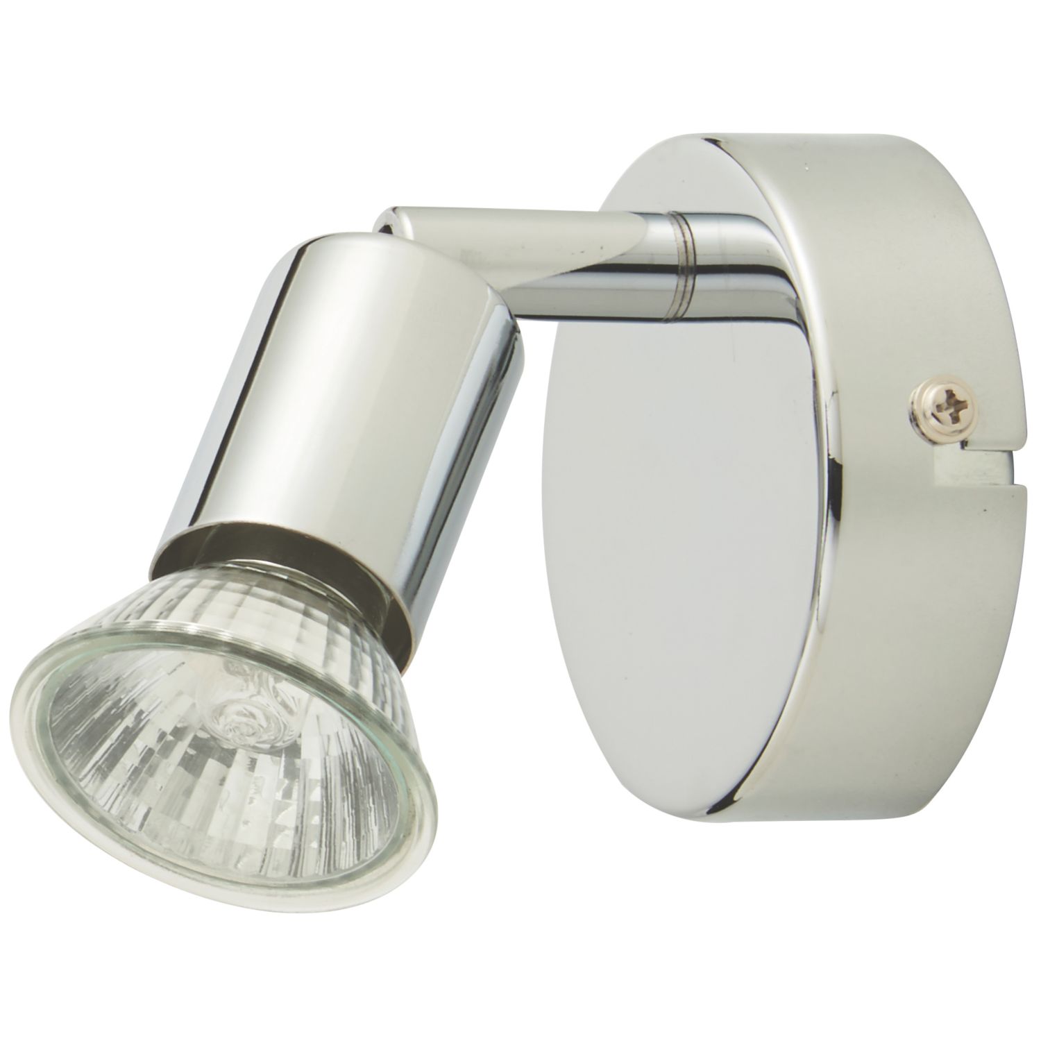 Essentials Sasha Round 1-Light Spotlight Chrome (7954V)