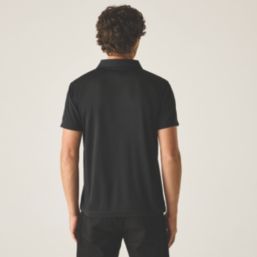 Regatta Pro Wicking Pique Polo Shirt Black 2X Large 50" Chest