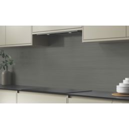 Wilsonart  Brushed Steel/Brushed Titanium High-Rise Splashback 3050mm x 750mm x 4mm