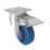 Essentials Heavy Duty Braked Swivel Castor 100mm Blue