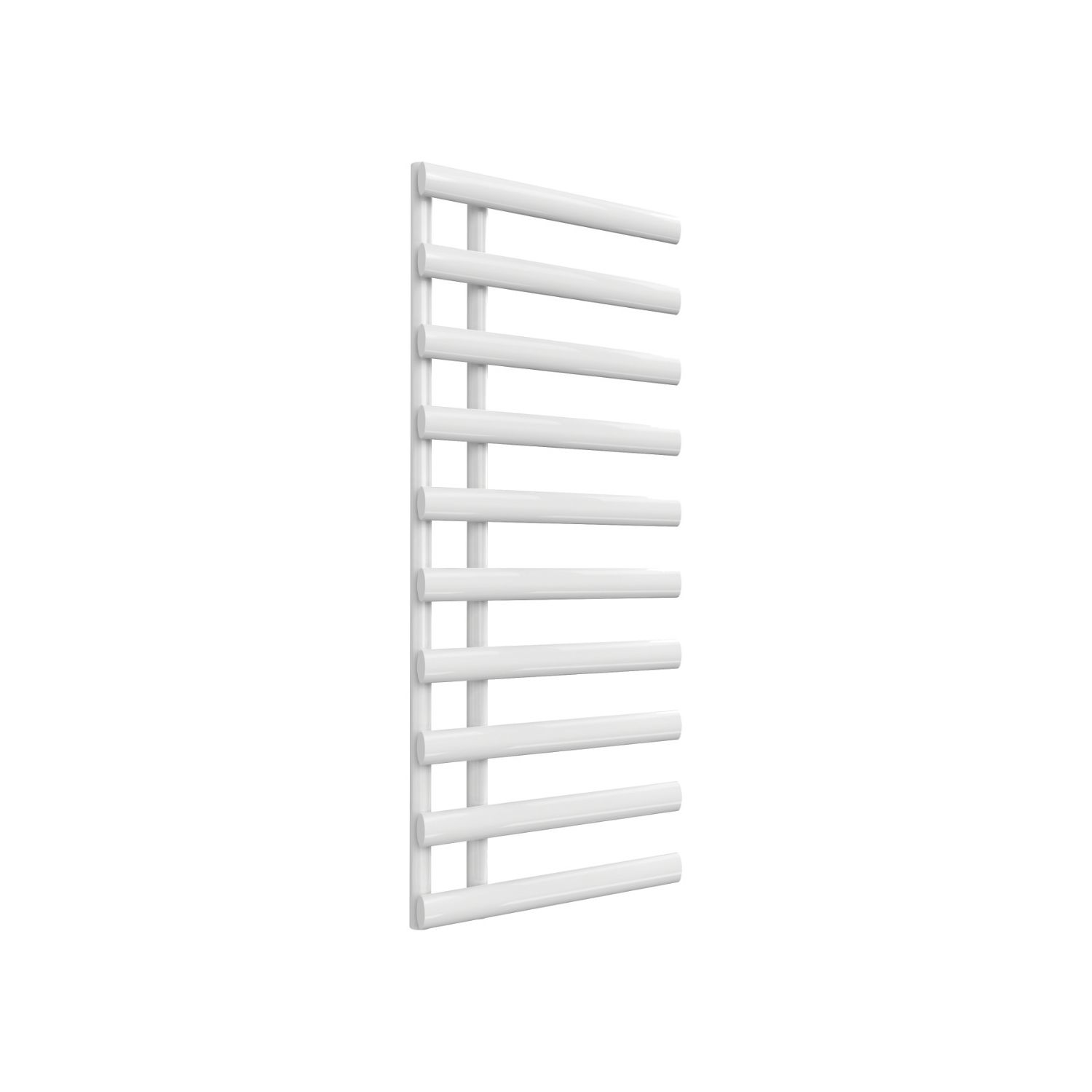 Reina 1140mm x 500mm 1588BTU White Flat Designer Towel Radiator (795LH)