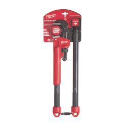 Milwaukee Cheater Adjustable Pipe Wrench 10-24"