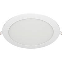Luceco ECO Circular Fixed  LED Low Profile Slimline Downlight White 22W 1530lm
