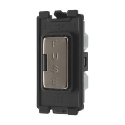 British General  13A Grid Fused Spur Black Nickel