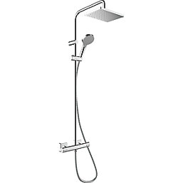 Hansgrohe Vernis Shape Showerpipe 230 Shower System with Thermostatic Mixer Chrome