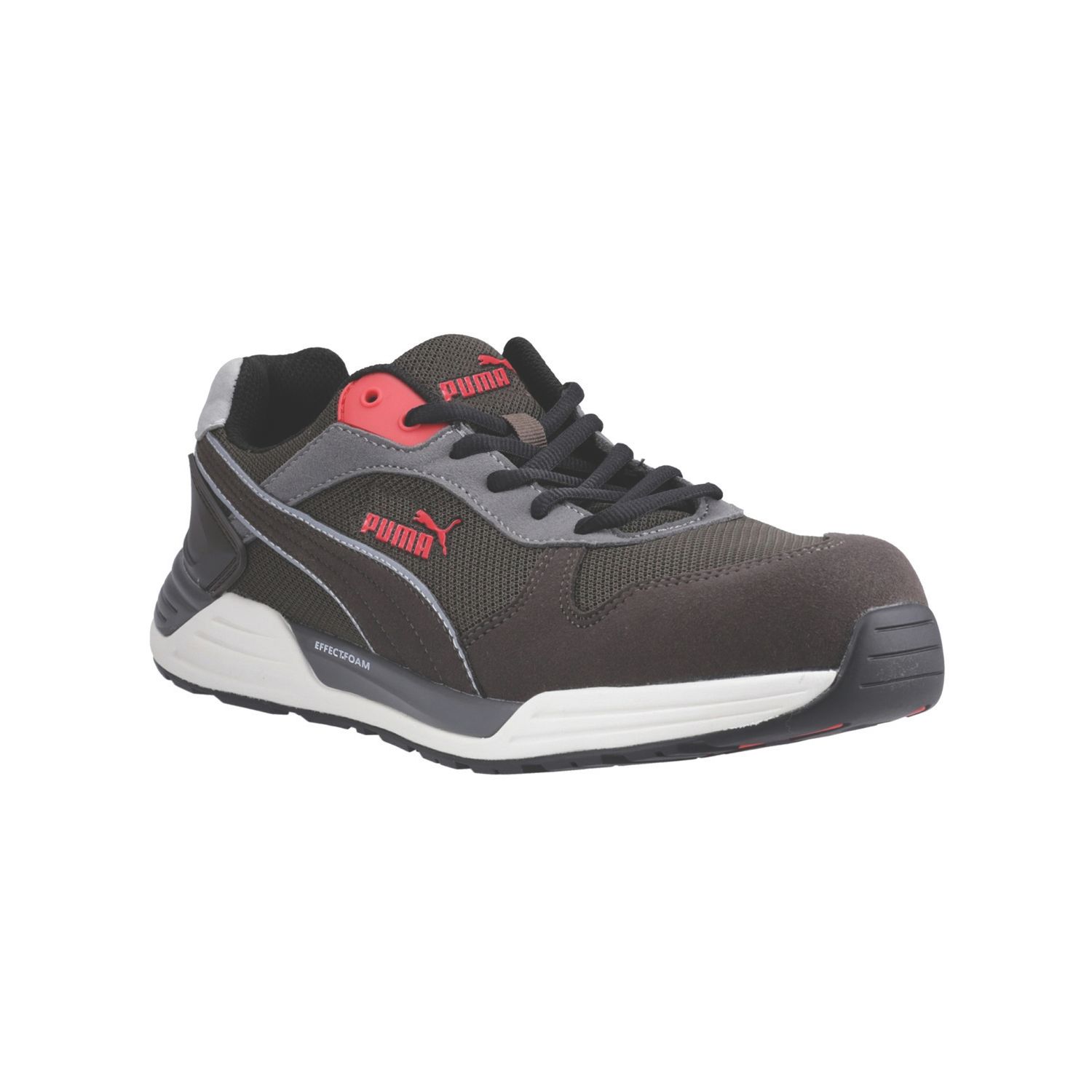 Puma Frontside Ivy Low Size 9 Ivy/White/Red Safety Trainers (795XG)