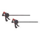 Forge Steel  Bar Clamp 9.8" (250mm) 2 Pack