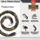Burg-Wachter Hardened Steel Heavy Duty Chain 2m x 10mm