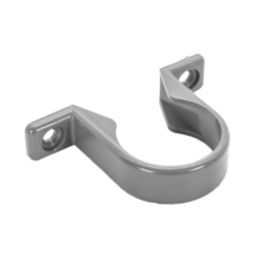 FloPlast  Pipe Clips Grey 32mm 20 Pack