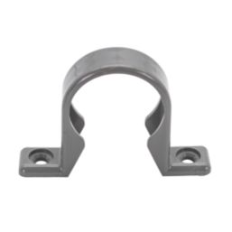 FloPlast  Pipe Clips Grey 32mm 20 Pack