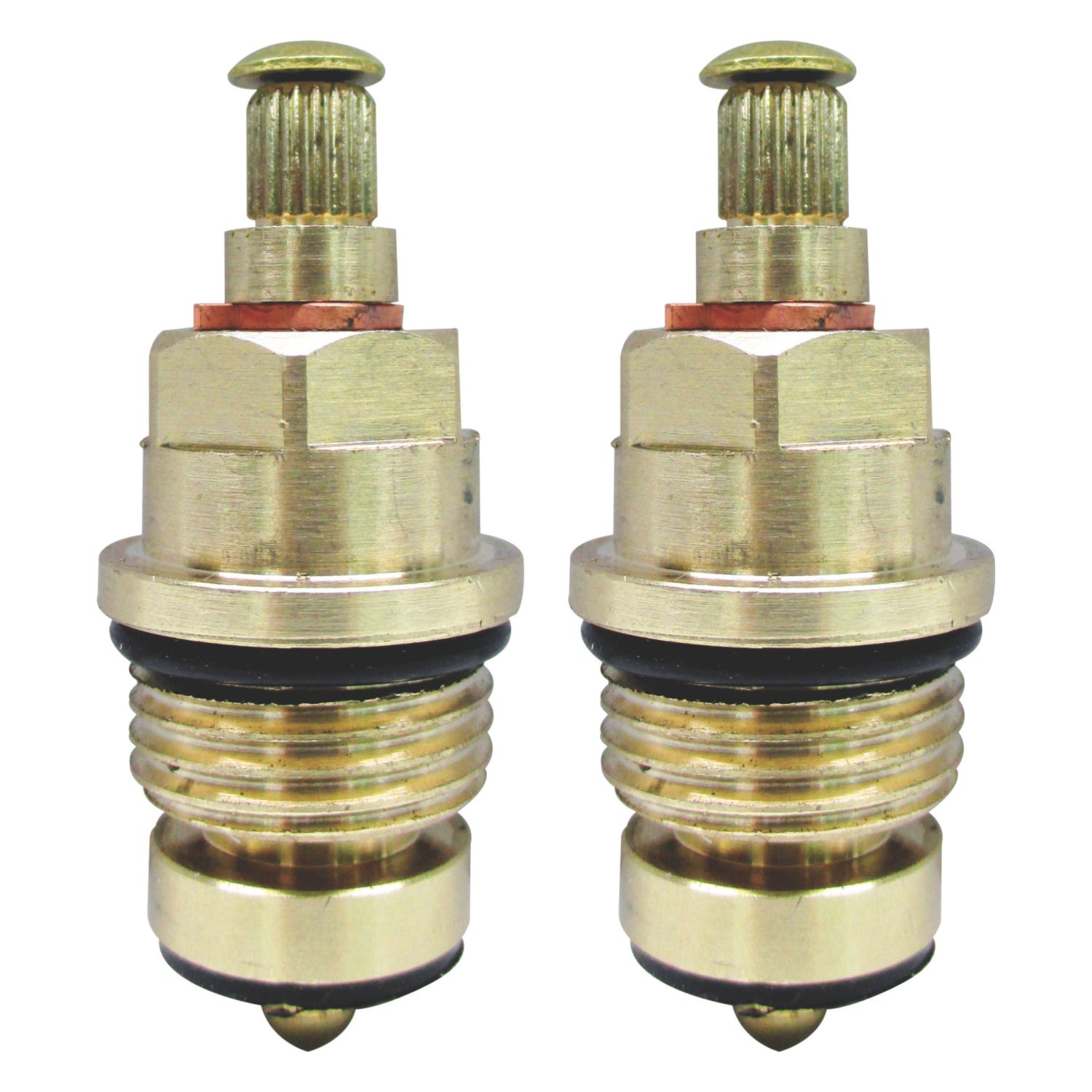 Flomasta 1/2" BSP Full Turn Brass Threaded Tap Glands Pack (7960F)