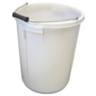 NDC Polythenes  Polypropylene Plasterers Mixing Bucket White 30Ltr
