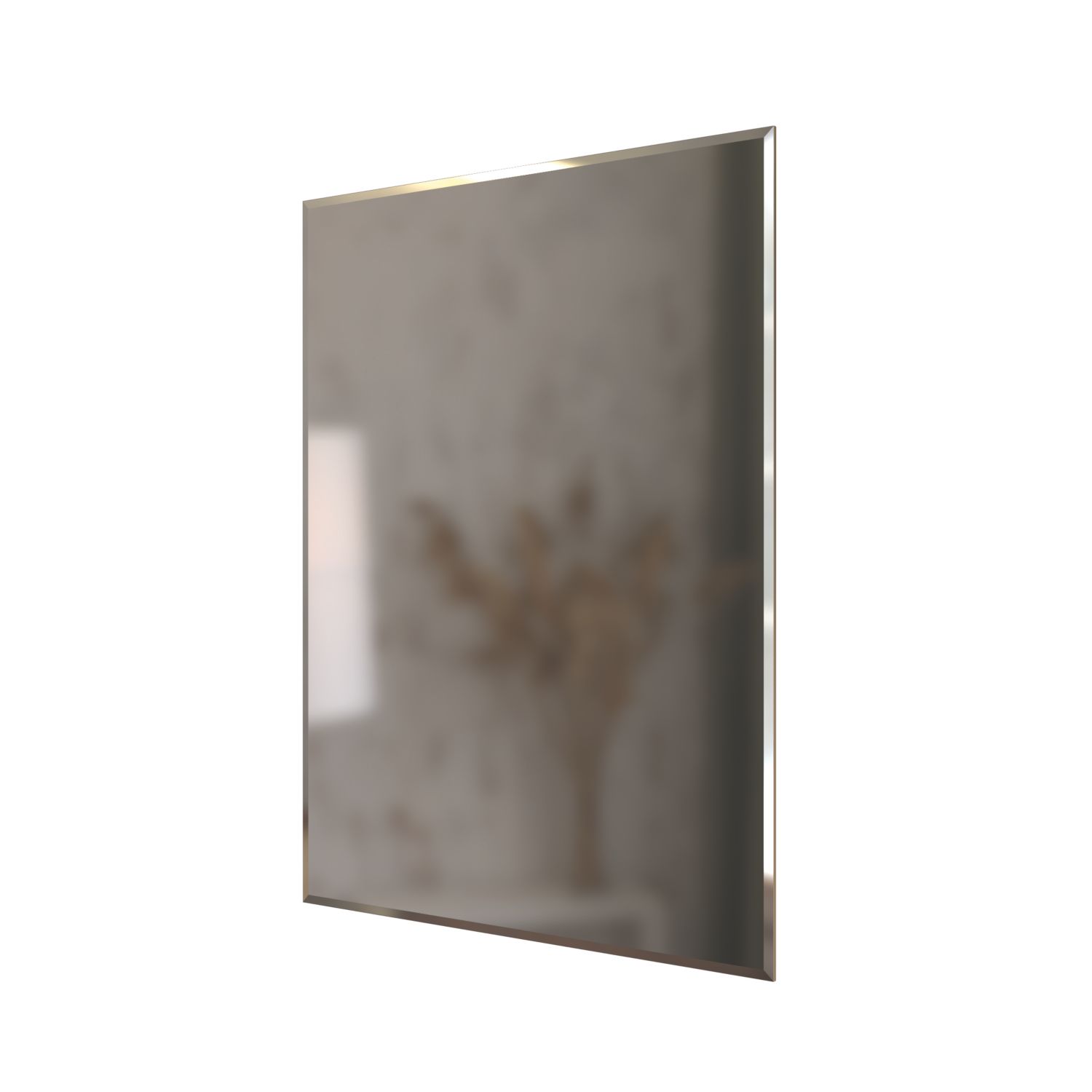Nevarda Bathroom Mirror Plain 500mm x 10mm x 700mm (796AN)