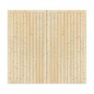 Green & Taylor  7,0" x 7,0" Non-Insulated Frameless Pine Hinged Garage Door