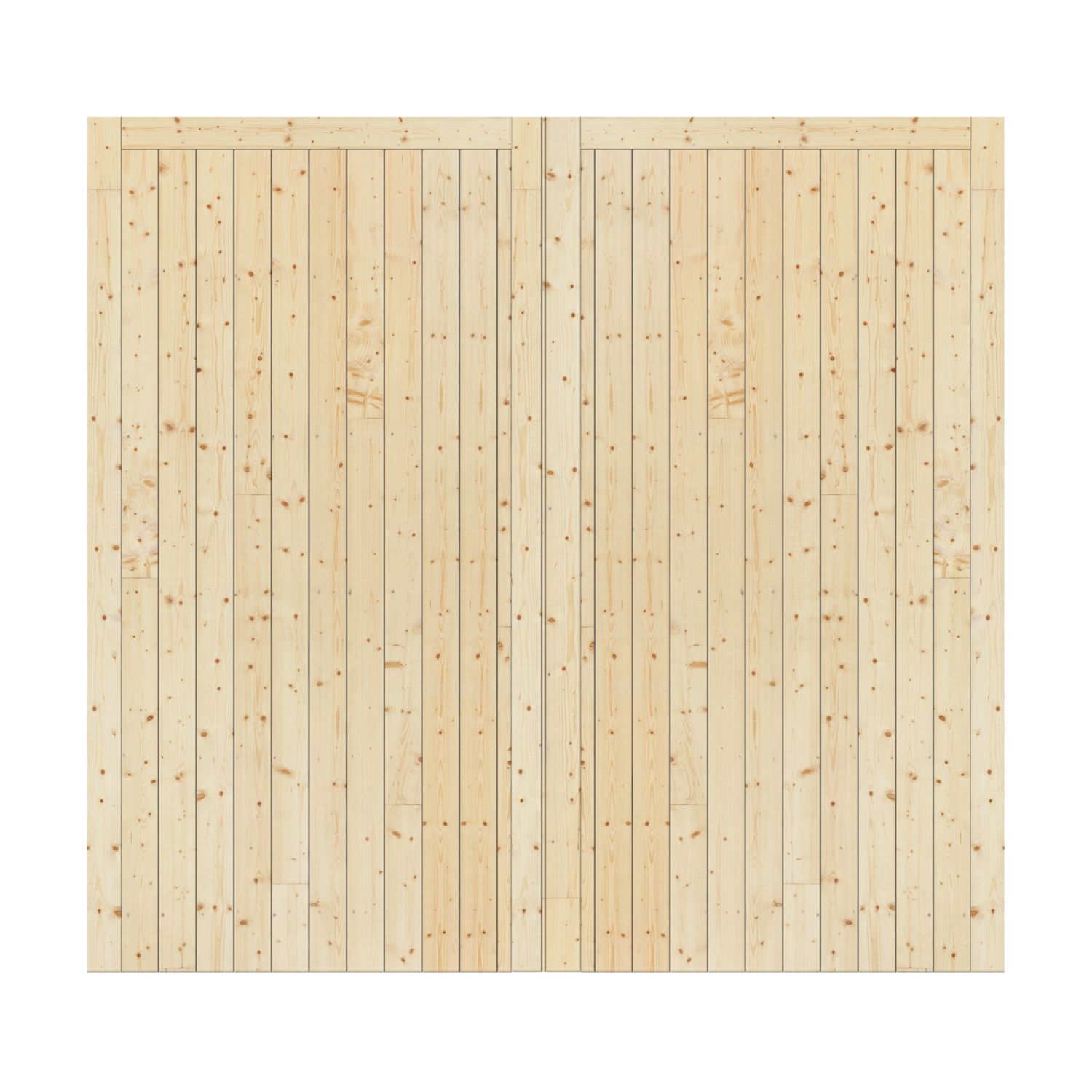 Green & Taylor 7,0" x 7,0" Non-Insulated Frameless Pine Hinged Garage Door (796CT)