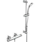 Ideal Standard Ceratherm Rear-Fed Exposed Chrome Thermostatic Mixer Shower