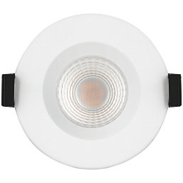 Luceco FTYPE COMPACT Fixed Cylinder Fire Rated LED Downlight White 6W 600lm