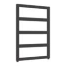 Reina 740mm x 550mm 890BTU Black Flat Designer Towel Radiator