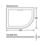 Mira Flight Level Offset Quadrant Shower Tray Left-Handed Slate Grey 1200mm x 900mm x 25mm