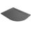 Mira Flight Level Offset Quadrant Shower Tray Left-Handed Slate Grey 1200mm x 900mm x 25mm