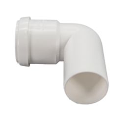 FloPlast Push-Fit 90° Conversion Bend White 90° 40mm
