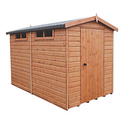 Shire Security 10' x 6' (Nominal) Apex Shiplap T&G Timber Shed