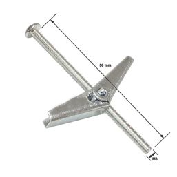 Easyfix Spring Toggles 3mm x 50mm 20 Pack - Screwfix
